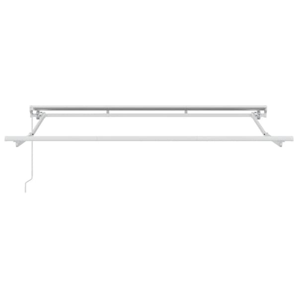Manuell Utdragbar Markis Vit 3 x 2,5 m