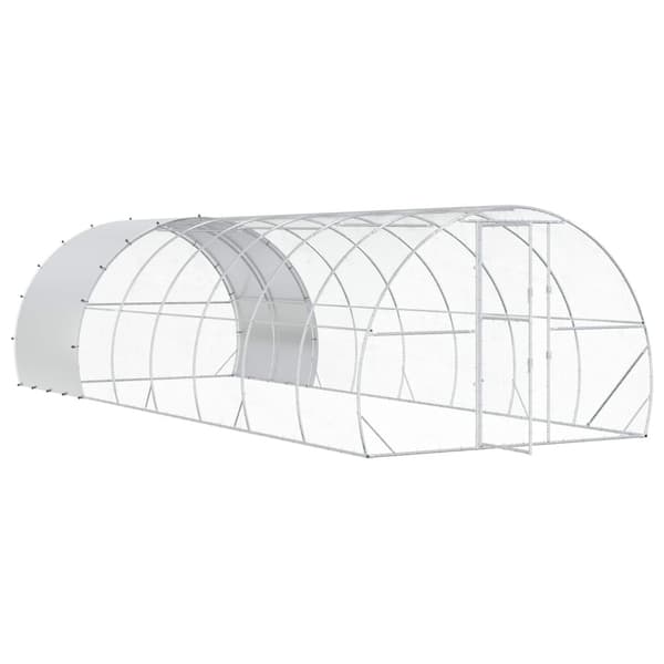 Hönsgård Silver 800 x 300 x 200 cm Galvaniserat stål