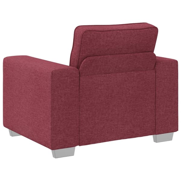 Soffstol Vinröd 100 cm tyg