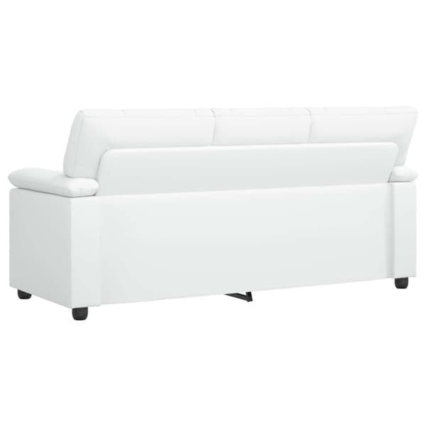 Soffa Vit 191 x 85 x 93 cm Konstläder