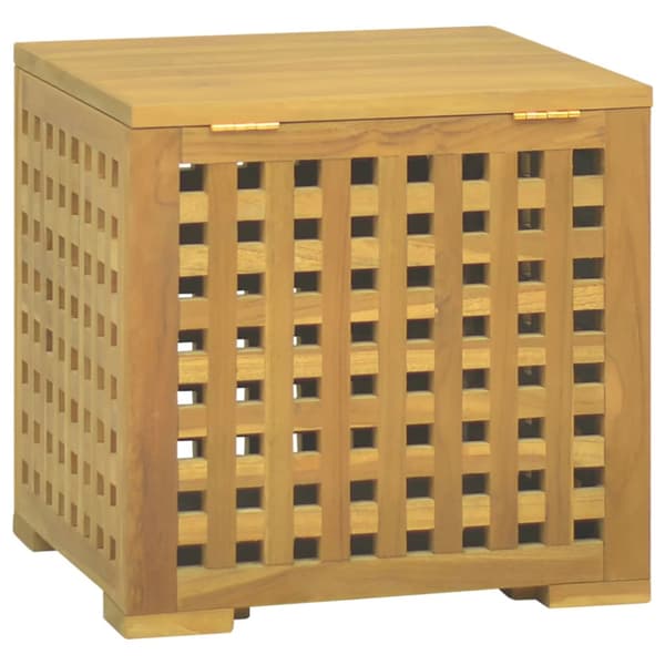Förvaringslåda 40x40x40 cm massiv teak