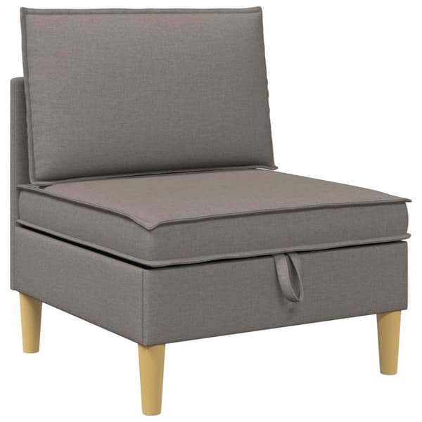 Modulsoffor med förvaring 6 st Taupe Tyg