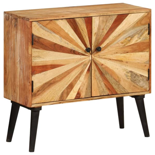 Skänk massivt mangoträ 85x30x75 cm