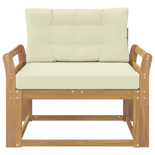 Utomhus Mellansoffa Polyester Vit