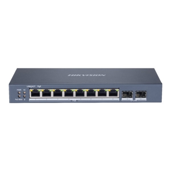 Hikvision Smart Managed Series DS-3E1510P-SI - switch - 8 portar - smart