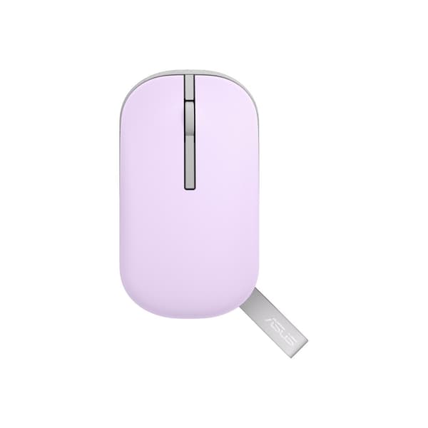 ASUS MD100 - mus - 2.4 GHz, Bluetooth 5.0 LE - lila dimma