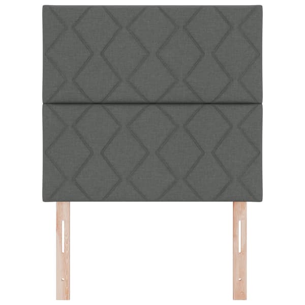 Huvudgavel Mörkgrå 100 cm tyg