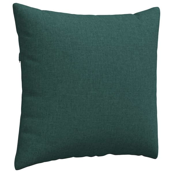 Sofakuddar 2 pcs Mörkgrön 45 x 45 cm tyg