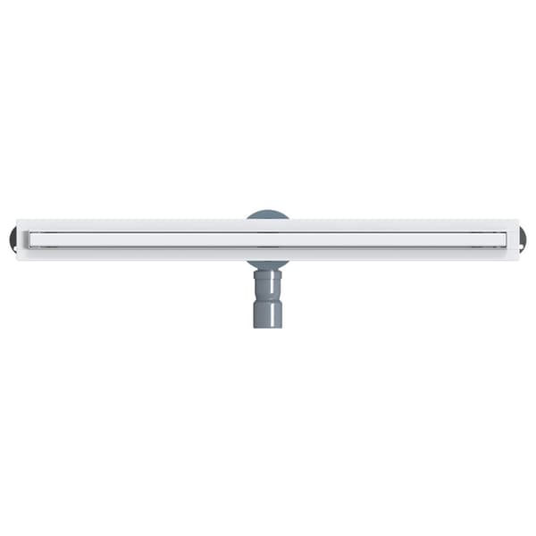360° Duschavlopp med smal modell Silver 80 cm