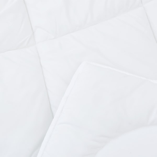 Vinter Täcke med kudde 3 pcs Vit Mikrofiber
