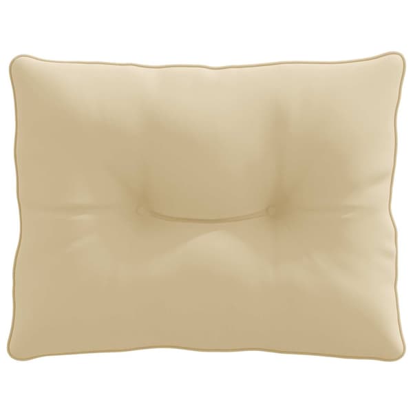 Ryggkudde PUTTEN 100% Polyester Beige 50 x 40 x 10 cm