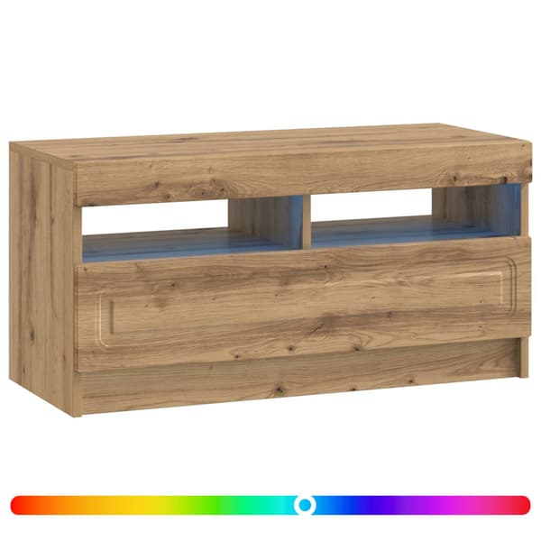 LED TV-skåp Artisan-ek Konstruerat trä