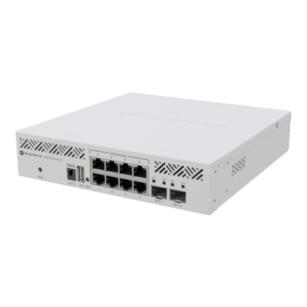 MikroTik CRS310-8G+2S+IN - switch - 10 portar - rackmonterbar