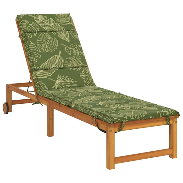 Solstol Kudde GEMERT 100% Polyester Bladdesign 200 x 60 x 3 cm