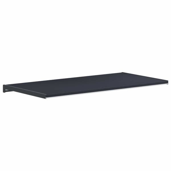 Fönsterbräda Anthracit med träådring 60 x 40 x 4,5 cm PVC