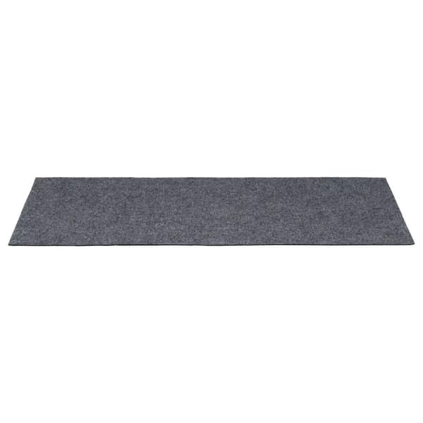 Trappmattor självhäftande 30 st 60x25 cm ljusgrå rektangulära
