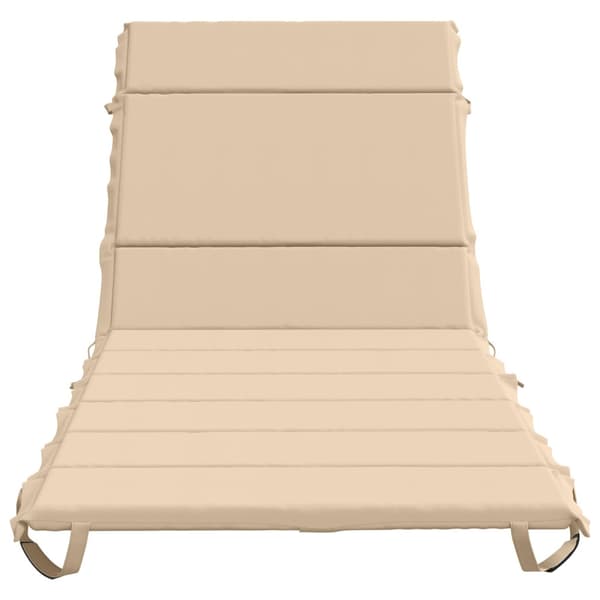 Solstol Kudde GEMERT 100% Polyester Gräddvit 200 x 90 x 3 cm