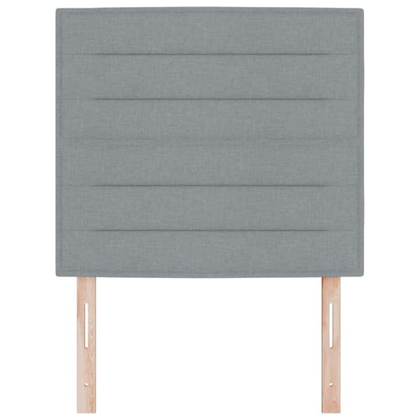 Huvudgavel Ljusgrå 80 cm tyg