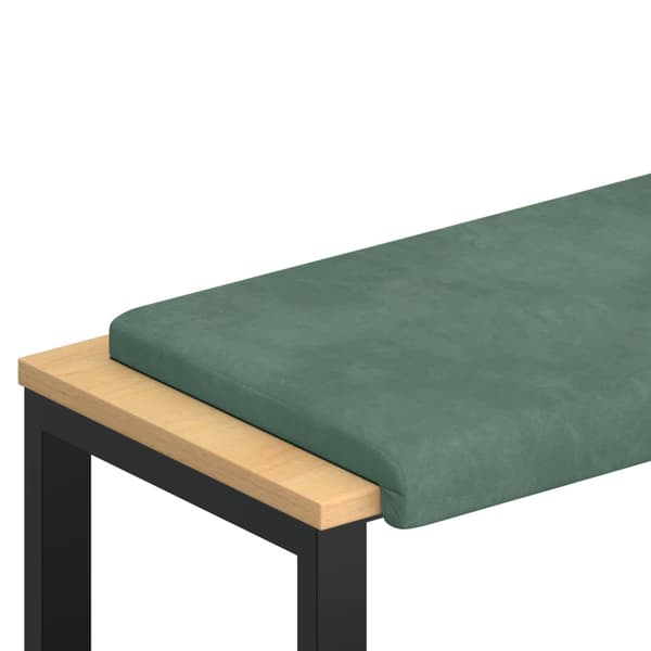 Bänk kudde Sammet (V) Havgrön Djup 35 cm