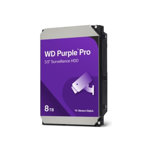 WD Purple Pro WD8002PURP - hårddisk - 8 TB - övervakning, smart video - SATA 6Gb/s