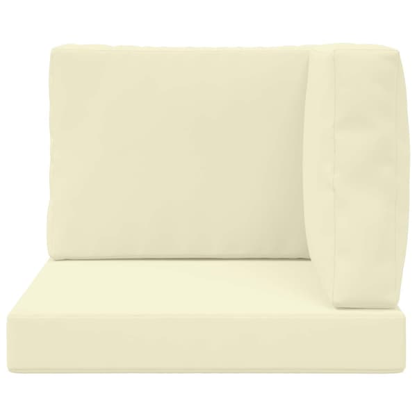 Utomhus Soffa Kudde 3 pcs Kräm Polyester