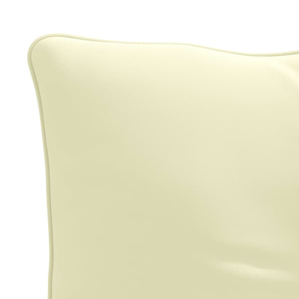 Ryggkudde PUTTEN 100% Polyester Gräddvit 40 x 40 x 10 cm