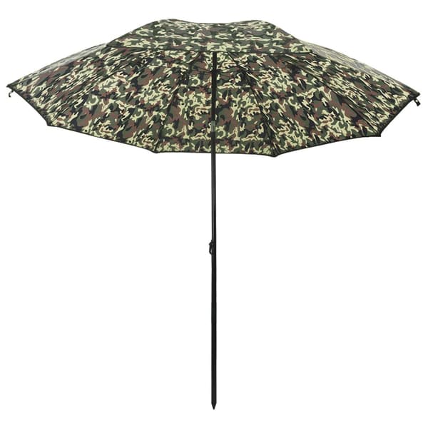 Fiskestångsparaply 228 x 204 cm Oxford Polyester Kamouflage