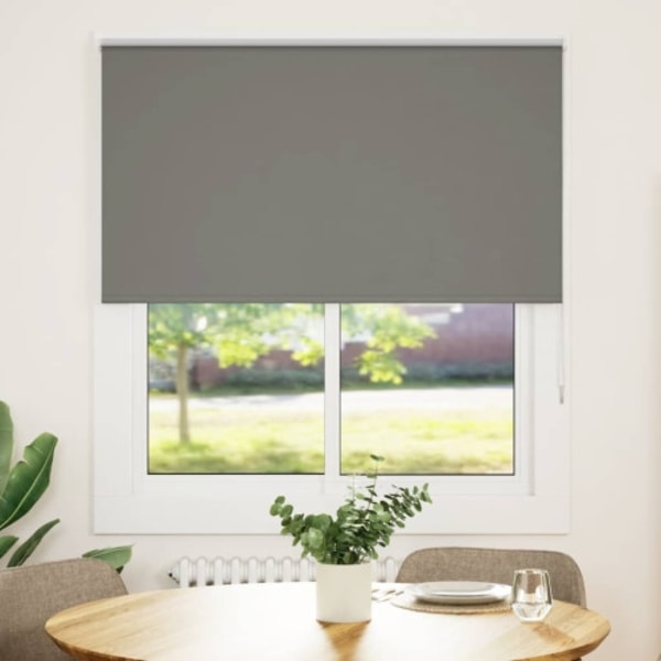 Rullgardin mörkläggning grå 135x150 cm tyg bredd 131,6 cm