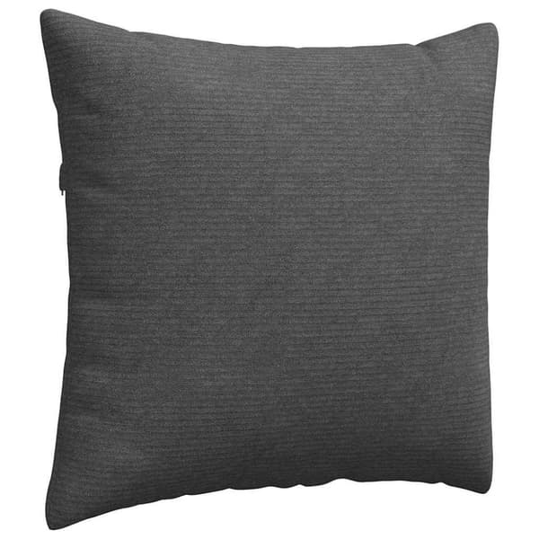 Sofakuddar 2 pcs Mörkgrå 50 x 50 cm Kordread tyg