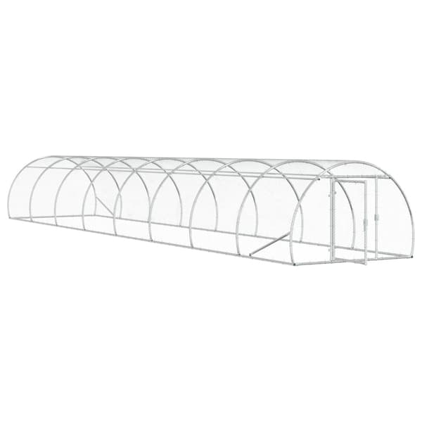 Hönsgård Silver 800 x 150 x 100 cm Galvaniserat stål