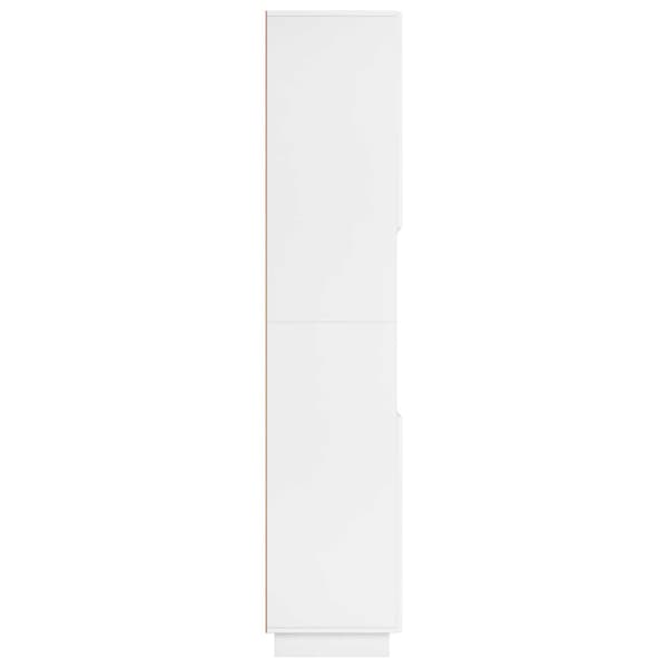 Badrumsskåp Vit 36,5 x 38 x 180 cm Konstruerat trä