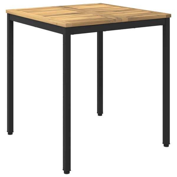 Trädgårds Middagsbord Vit och svart 70 x 68,5 x 75 cm