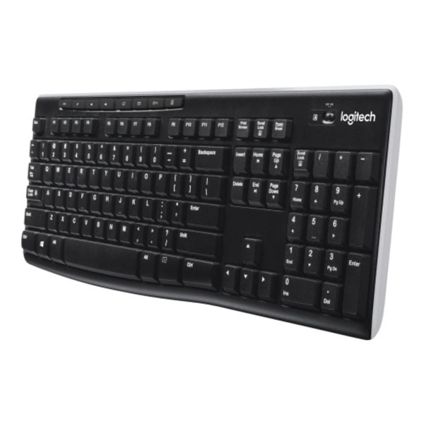 Logitech Wireless Keyboard K270 - tangentbord - tjeckiska Inmatningsenhet Svart