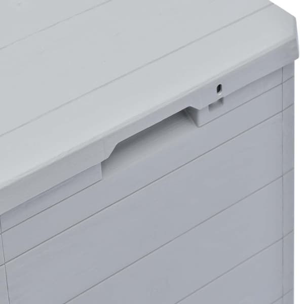 Dynbox 90 liter ljusgrå