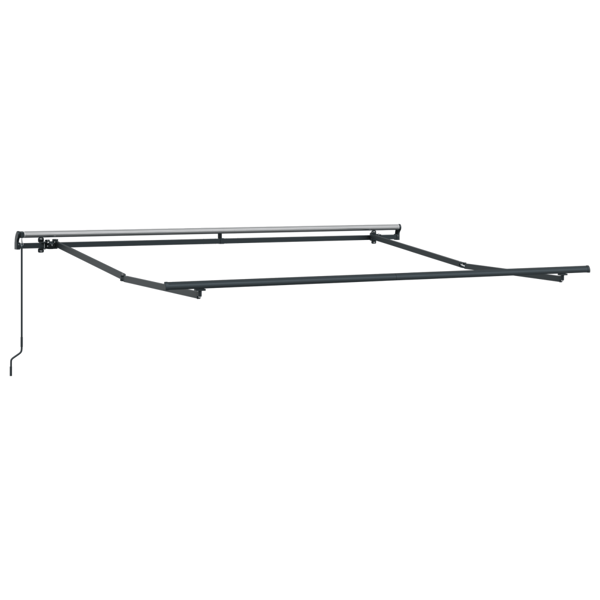 Utfällbar markis Flerfärgsdesign 350 x 250 cm