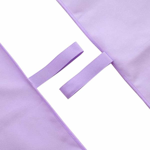 Sporthanddukar 2 pcs Lila 200 x 100 cm Polyester och polyamid