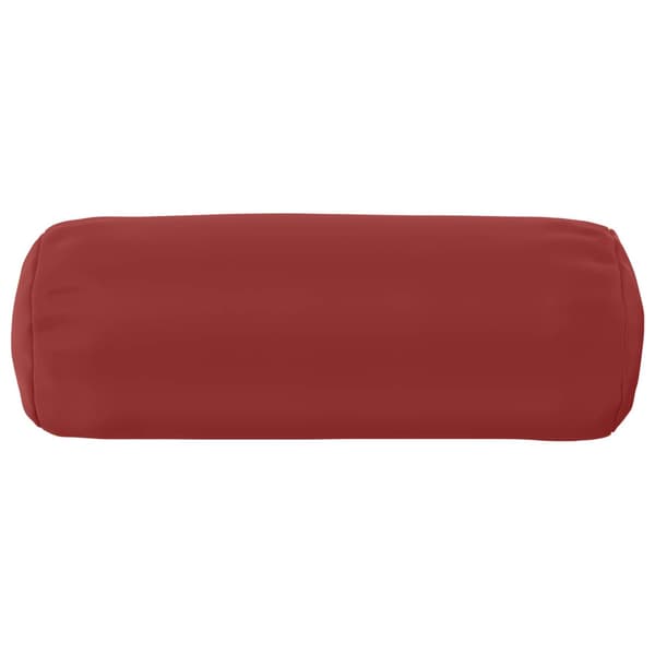 Kuddöverdrag 6 st HEERLEN Vinröd Ø 15 x 40 cm Polyester