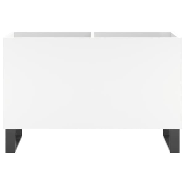 Stereobänk vit 74,5x38x48 cm konstruerat trä
