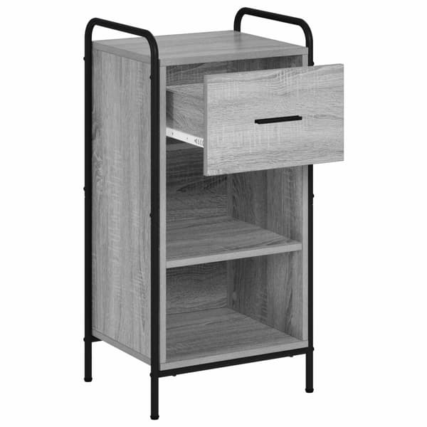 Sideboard Grå Sonoma 97 x 33 x 81 cm Konstruerat trä