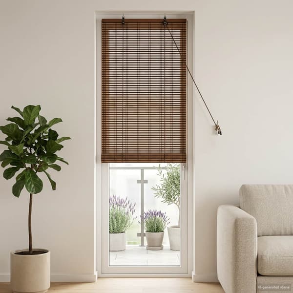 Rullgardin Brun 40 x 220 cm Bambu
