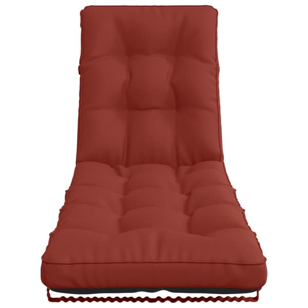 Solstol Kudde VIANEN 100% Polyester Röd 200 x 60 x 8 cm