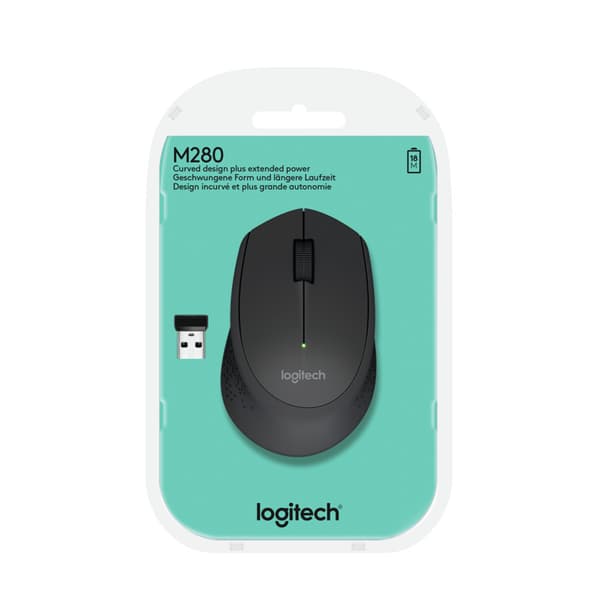 Logitech M280 datormöss högerhand RF Trådlös Optisk 1000 DPI