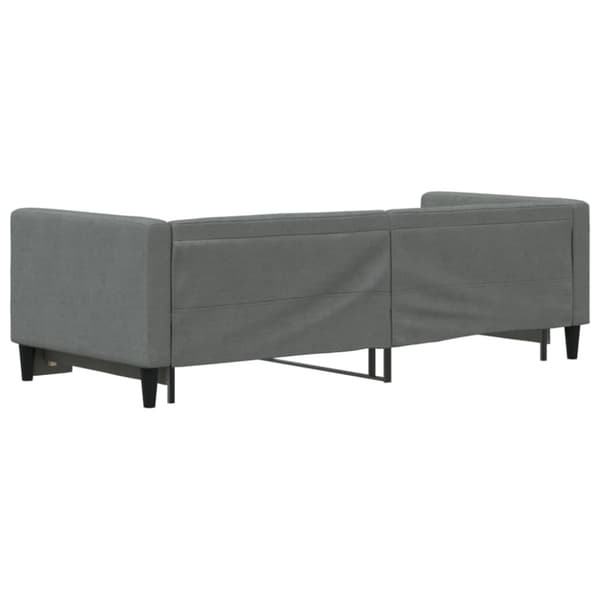 Dagbädd utdragbar mörkgrå 80x200 cm tyg