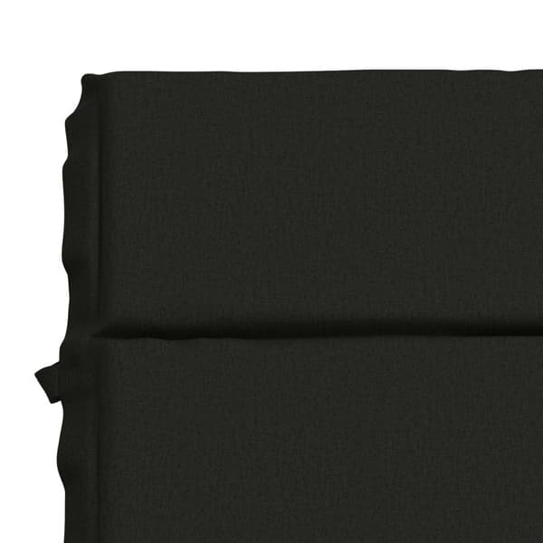 Solstol Kudde GEMERT 100% Polyester Svart 200 x 50 x 3 cm