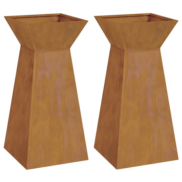 Pelarkrukor 2 pcs Silver 35 x 35 x 73 cm