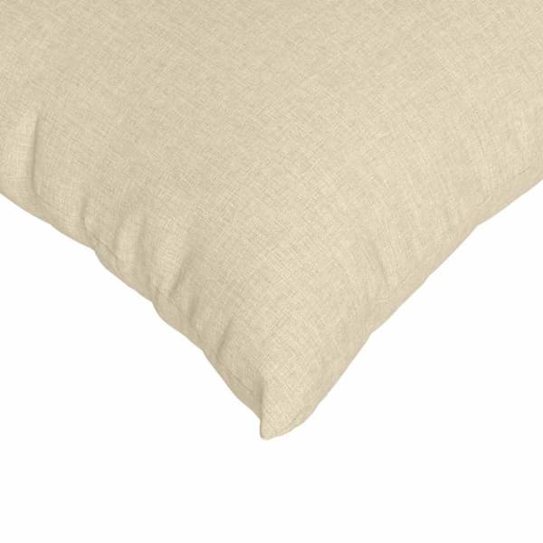 Sofakuddar 2 pcs Kräm 45 x 45 cm tyg