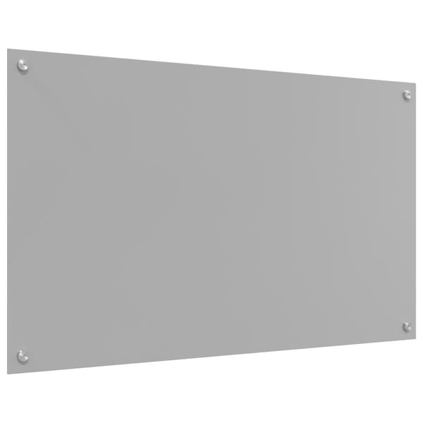 Köksskydd Ljusgrå 100 x 60 cm härdat glas