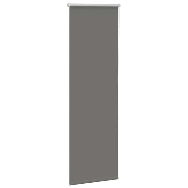 Rullgardin mörkläggning grå 45x150 cm tyg bredd 40,7 cm