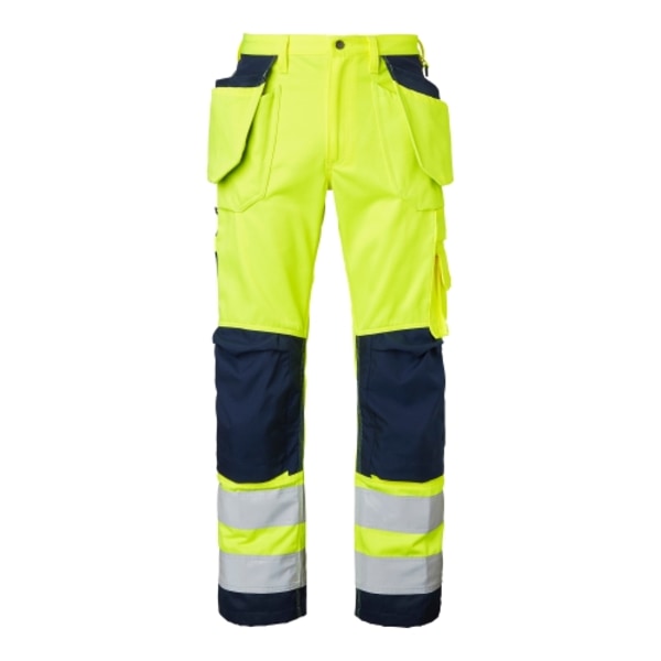 2516 Craftsmen Trousers Fluorescent yellow/navy Unisex