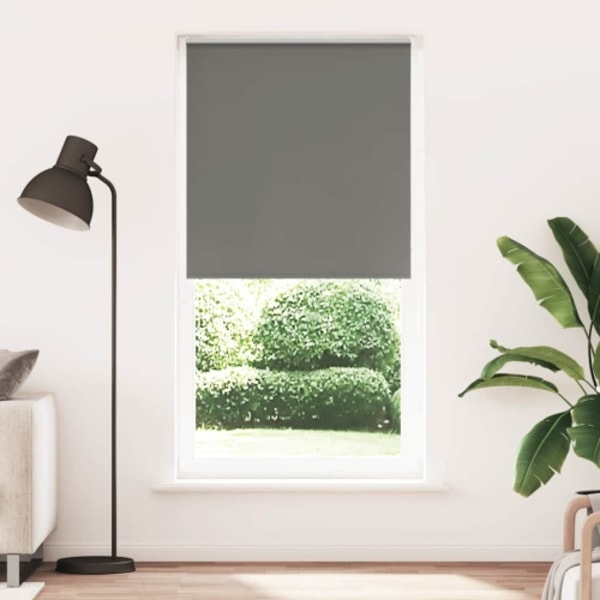 Rullgardin mörkläggning grå 115x230 cm tyg bredd 110,7 cm